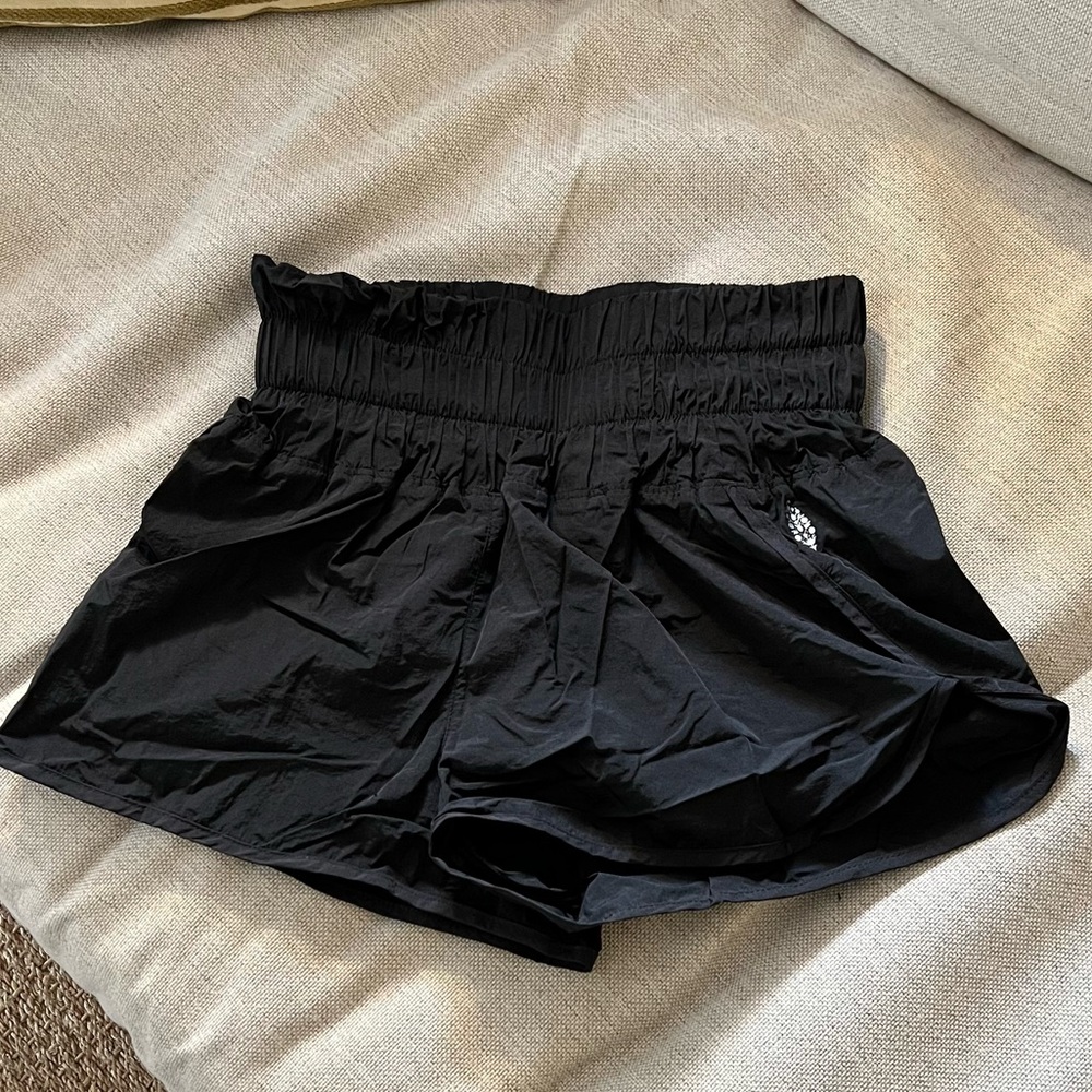 Free People Movement The Way Home Black Shorts